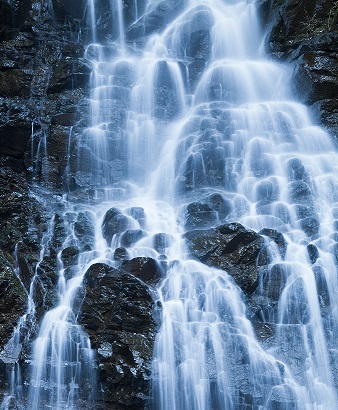 Waterfall sound wave visualization